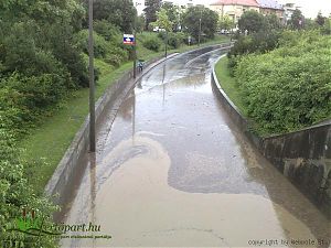 Vihar, felhszakads, jges Sopronban