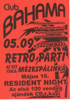 Club bahama-retro party