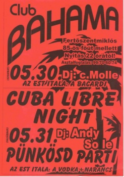Club Bahama- Pnksd parti